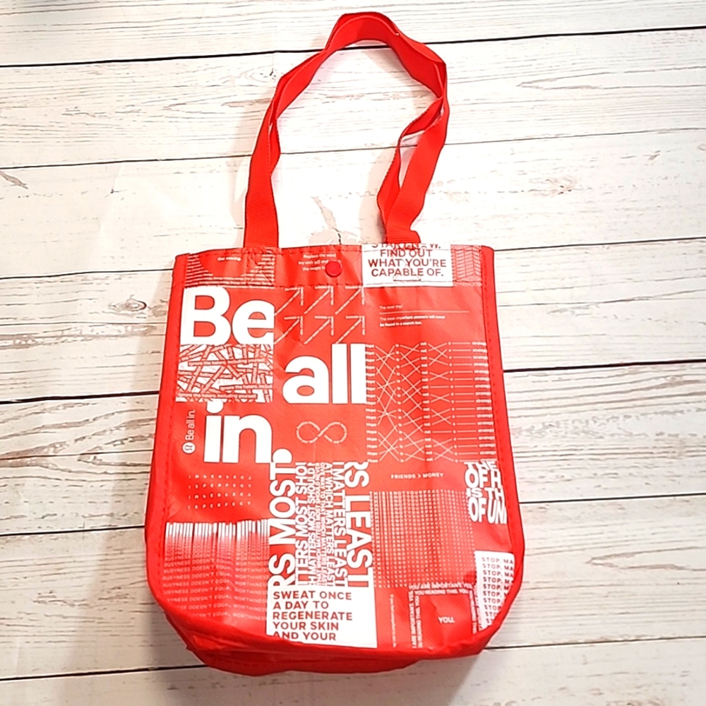 Lululemon Red Tote